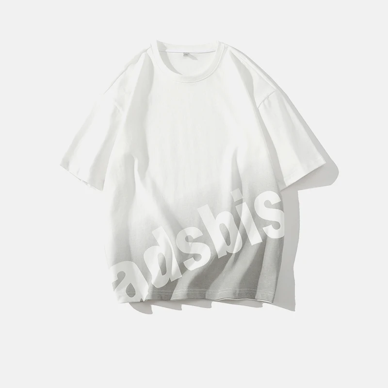 Round neck short sleeve T-shirt men's summer trend loose five-quarter sleeve top senior sense letter half sleeve T-shirt
Round neck short sleeve T-shirt men's summer trend loose five-quarter sleeve top senior sense letter half sleeve T-shirt