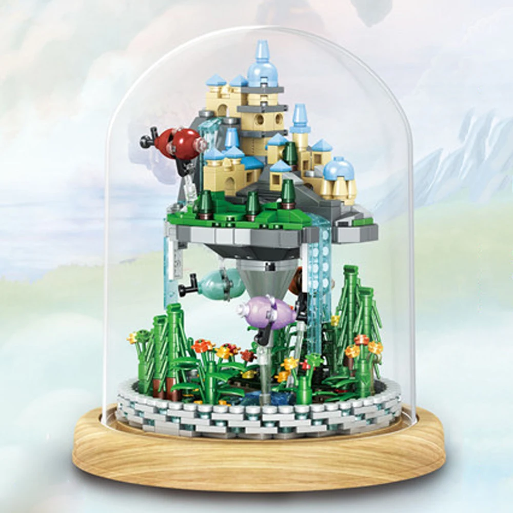 Creative Mini Block Floating Island Castle Flying Ship Building Bricks Model Sets Display Stand Construction Toys For Kids Gift
Creative Mini Block Floating Island Castle Flying Ship Building Bricks Model Sets Display Stand Construction Toys For Kids Gift