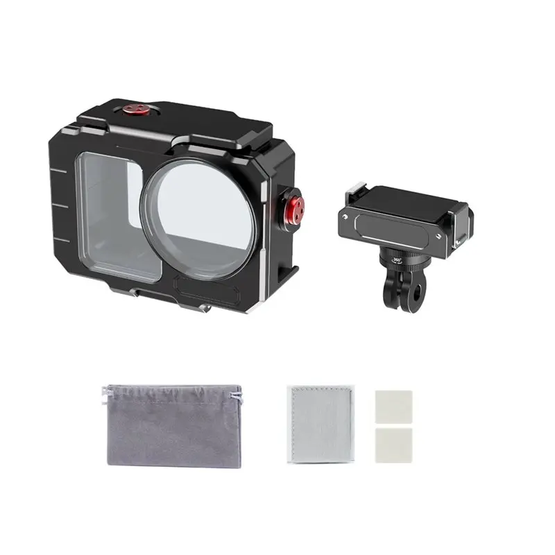 Underwater Waterproof Case 80M Aluminum Alloy Deep-Sea Diving Housing For DJI Osmo Action6 With 360° Damped Swivel Mount
Underwater Waterproof Case 80M Aluminum Alloy Deep-Sea Diving Housing For DJI Osmo Action6 With 360° Damped Swivel Mount