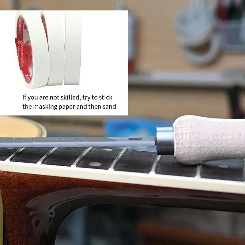 Guitar Fret Chamfering File Fret Replacement Line Trimming Grinding Corner File Folk Bakelite Classical Guitar Repair Tool
Guitar Fret Chamfering File Fret Replacement Line Trimming Grinding Corner File Folk Bakelite Classical Guitar Repair Tool