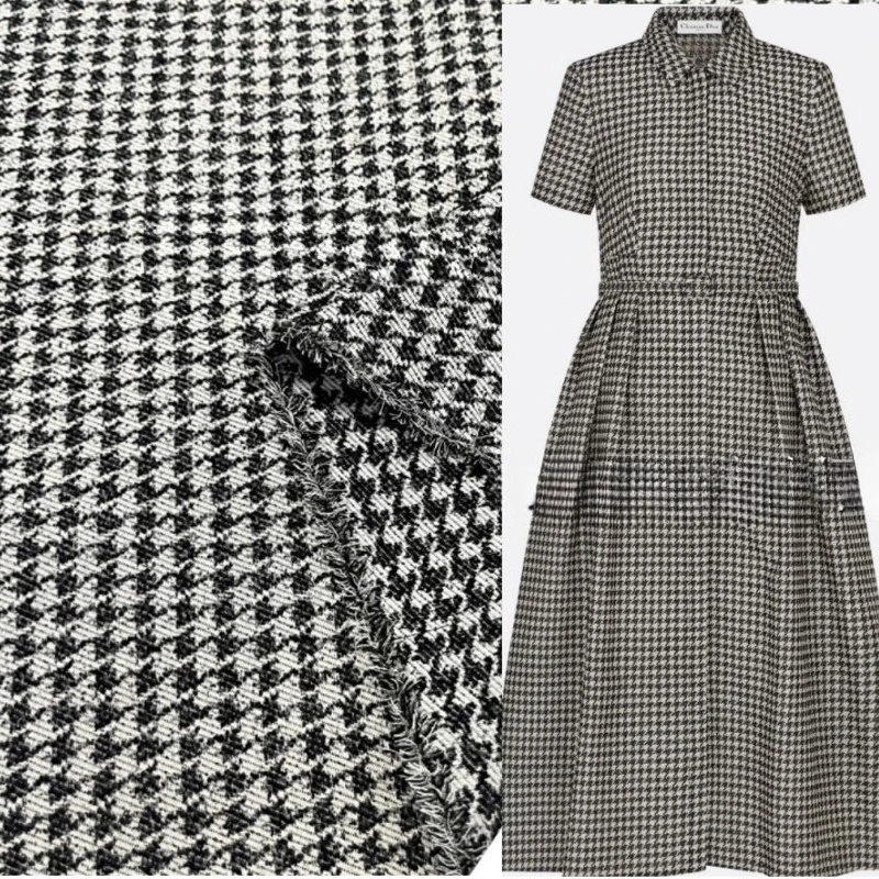 Окрашенная в пряжу парчовая жаккардовая ткань Платье с узором «гусиные лапки» Платье Блейзер Мода Европейский брендовый дизайн Вышивание Оптовая продажа Ткань на метр
Окрашенная в пряжу парчовая жаккардовая ткань Платье с узором «гусиные лапки» Платье Блейзер Мода Европейский брендовый дизайн Вышивание Оптовая продажа Ткань на метр