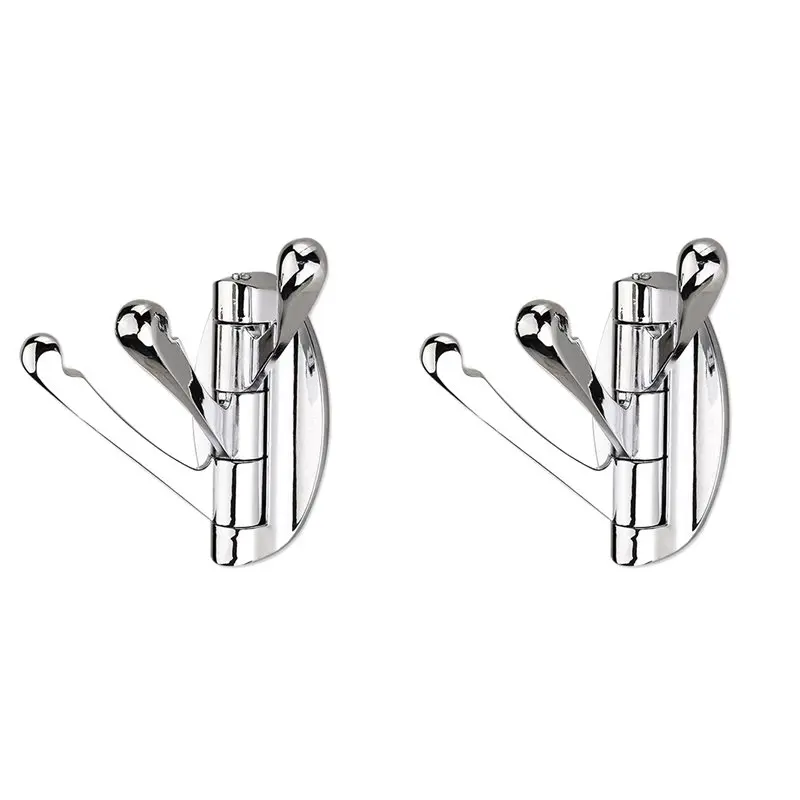 ABWR-2X Foldable Swivel Towel Hooks, Metal Flexible Coat Hook, Bath Towel Holder, Heavy Duty Robe Clothes Hanger For Bathroom
ABWR-2X Foldable Swivel Towel Hooks, Metal Flexible Coat Hook, Bath Towel Holder, Heavy Duty Robe Clothes Hanger For Bathroom