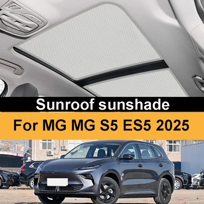 Silent Suction Sunroof Sunshade for MG MG S5 ES5 2025 Car Nano Layer Reflective Sunlight Summer Cooling Insulation Accessories
Silent Suction Sunroof Sunshade for MG MG S5 ES5 2025 Car Nano Layer Reflective Sunlight Summer Cooling Insulation Accessories