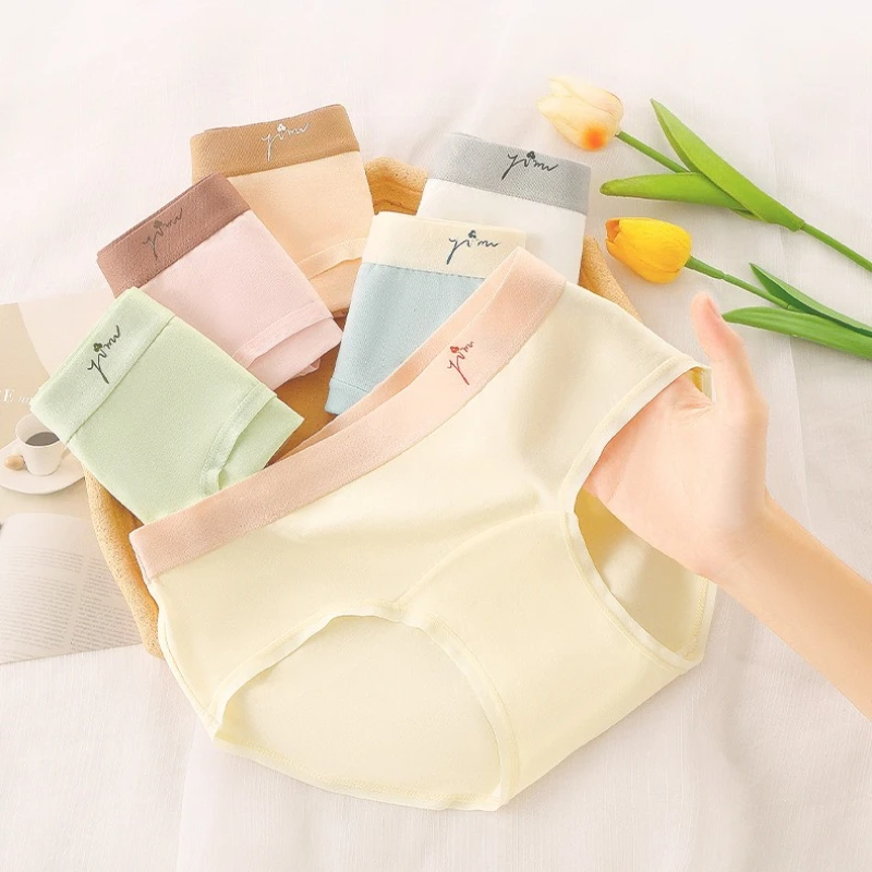 40S Cotton Panties Japanese Student Underwear Women's Sweet Cute Girl Briefs Ladies Sexy Lingerie Female Antibacterial Underpant
40S Cotton Panties Japanese Student Underwear Women's Sweet Cute Girl Briefs Ladies Sexy Lingerie Female Antibacterial Underpant