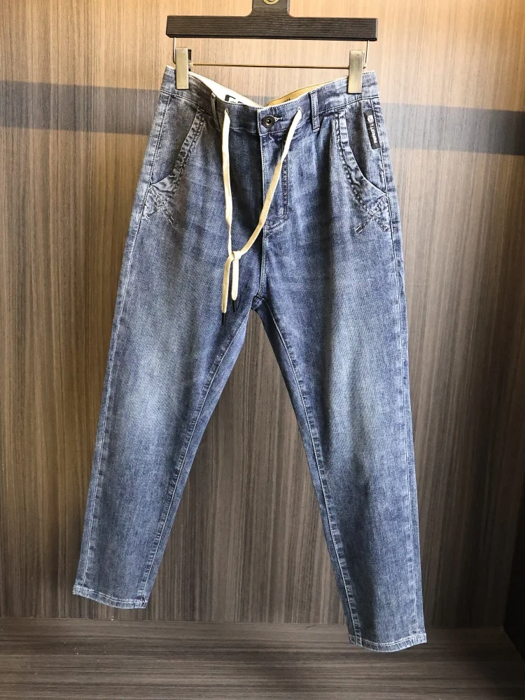 High-End Cloud Denim Series Men's Summer Ice Pants Skin-Friendly Versatile Faionable Straight Leg Jeans Casual Modern Sle
High-End Cloud Denim Series Men's Summer Ice Pants Skin-Friendly Versatile Faionable Straight Leg Jeans Casual Modern Sle
