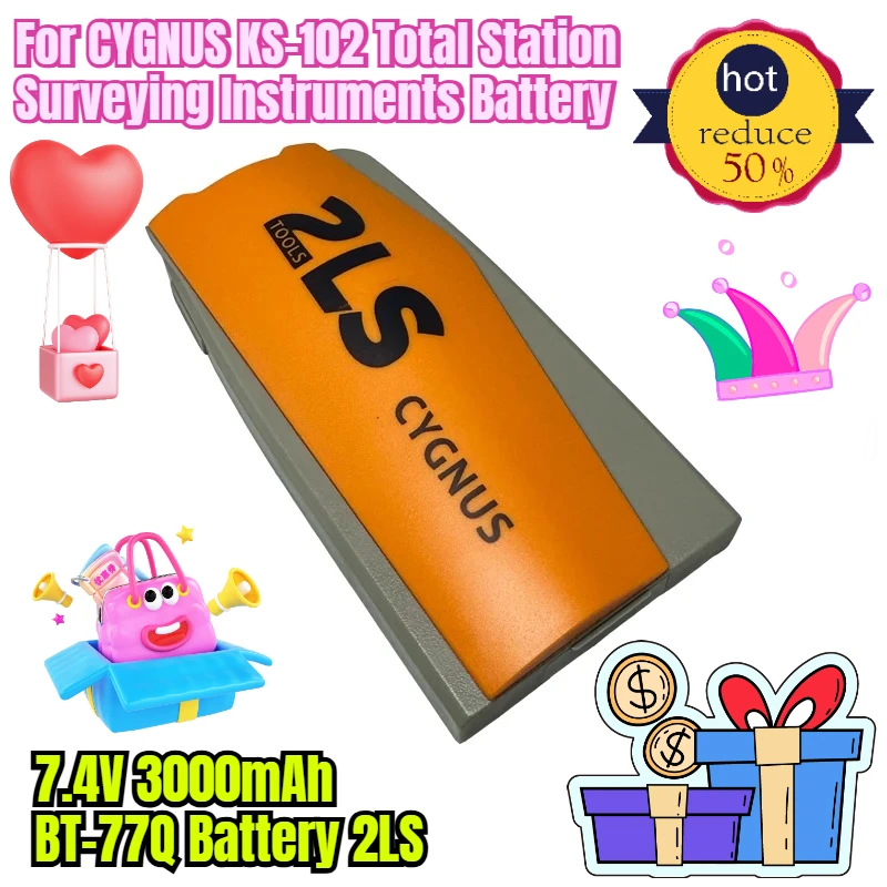 7.4V 3000mAh BT-77Q Battery 2LS for CYGNUS KS-102 Total Station Surveying Instruments Battery
7.4V 3000mAh BT-77Q Battery 2LS for CYGNUS KS-102 Total Station Surveying Instruments Battery