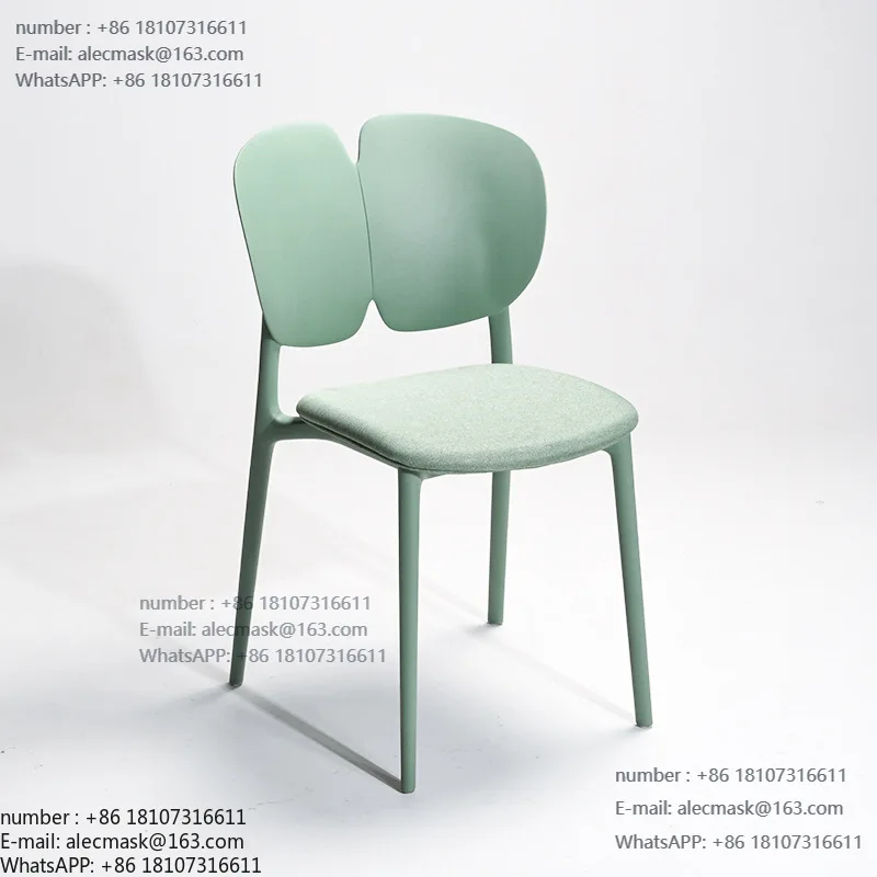 Nordic designer dining chair household living room dresser soft bag plastic dining table chair armrest
Nordic designer dining chair household living room dresser soft bag plastic dining table chair armrest