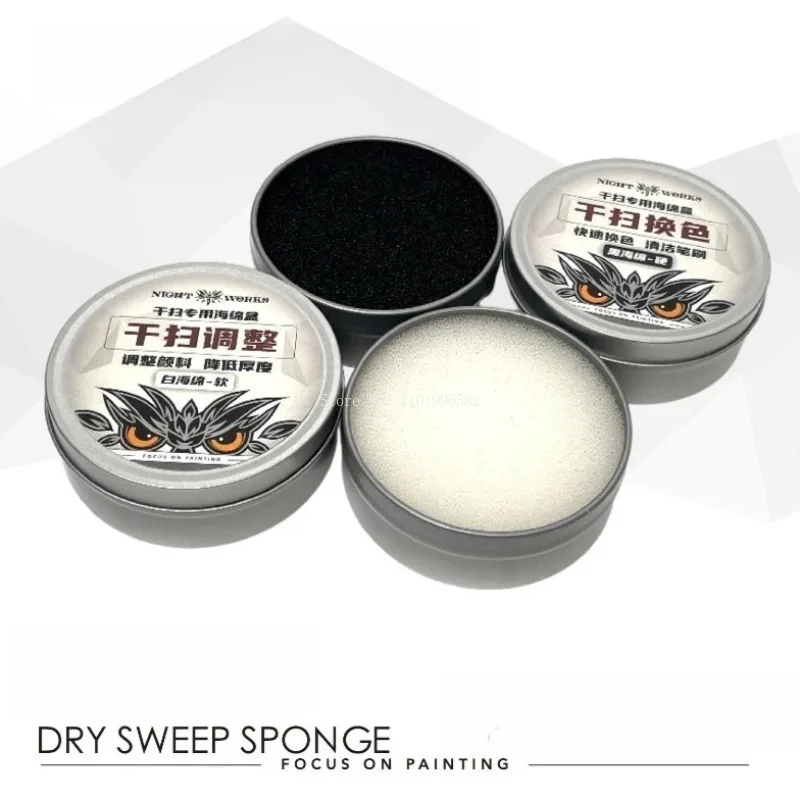 Dry cleaning special sponge box - for storing low viscosity ink cartridges. Model painting - special adjustment sponge Box
Dry cleaning special sponge box - for storing low viscosity ink cartridges. Model painting - special adjustment sponge Box
