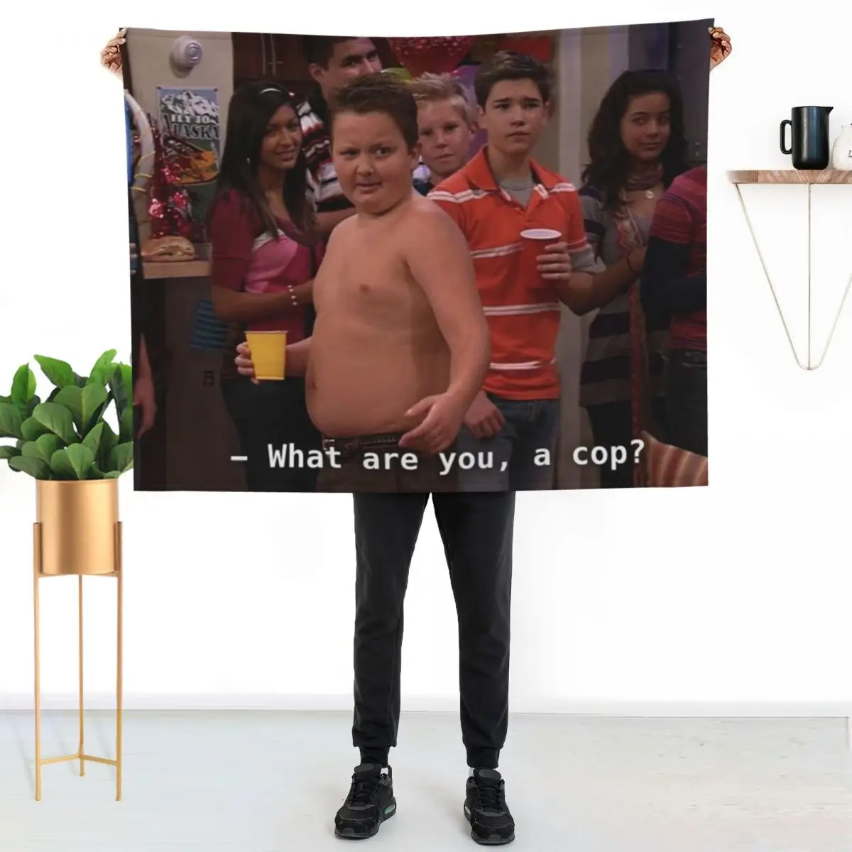 what are you, a cop Throw Blanket Cozy Light Blanket for Travel Camping Picnic
what are you, a cop Throw Blanket Cozy Light Blanket for Travel Camping Picnic