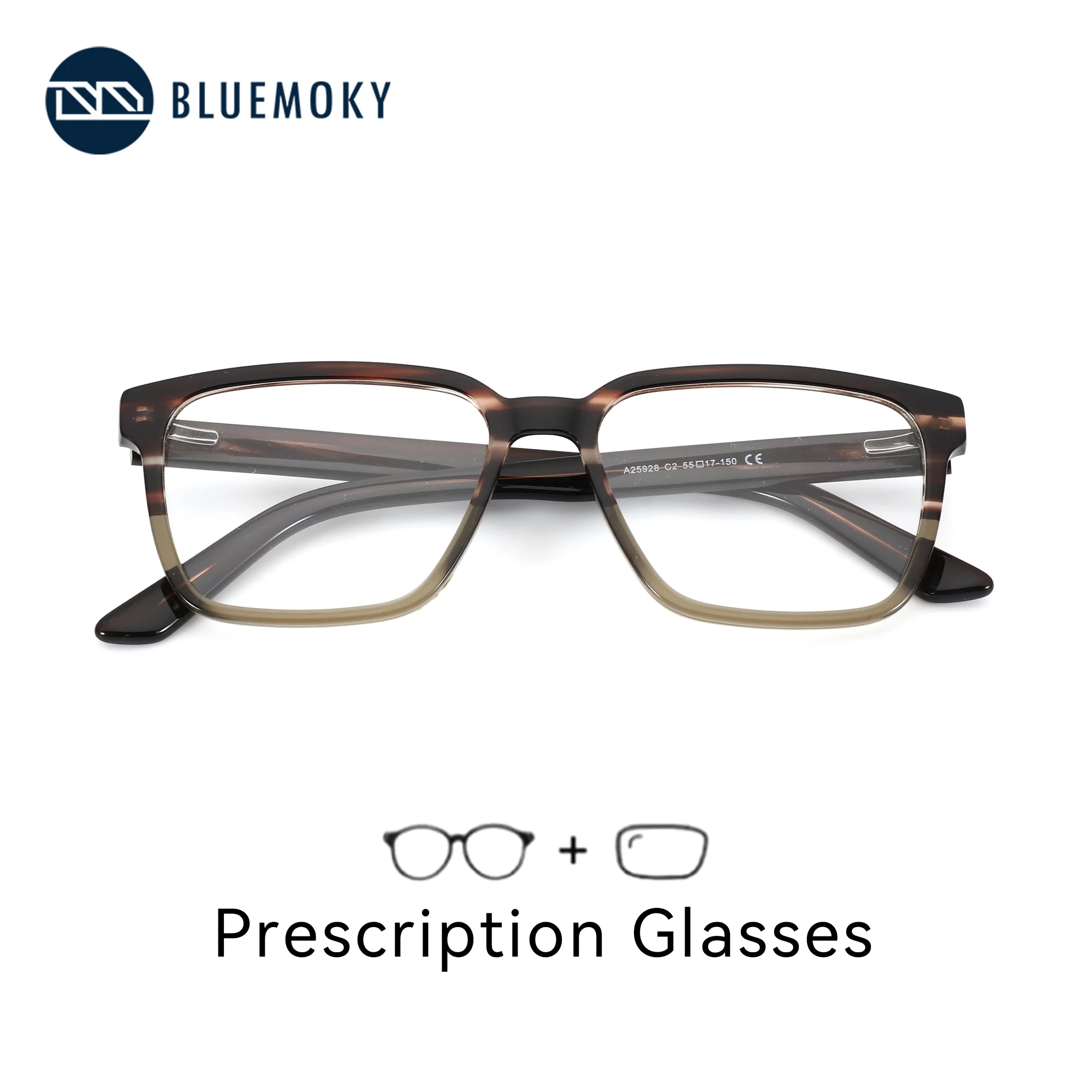 BLUEMOKY M Size Retro Acetate Prescription Glasses For Men Vintage Square Progressive/Photochromic Optical Eyeglasses
BLUEMOKY M Size Retro Acetate Prescription Glasses For Men Vintage Square Progressive/Photochromic Optical Eyeglasses