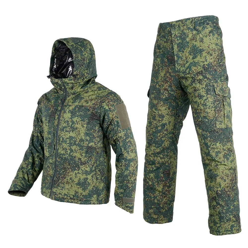 Thickened heat reflective cotton suit set winter outdoor warm windbreaker for men men's coat assault jacket camping equipment
Thickened heat reflective cotton suit set winter outdoor warm windbreaker for men men's coat assault jacket camping equipment