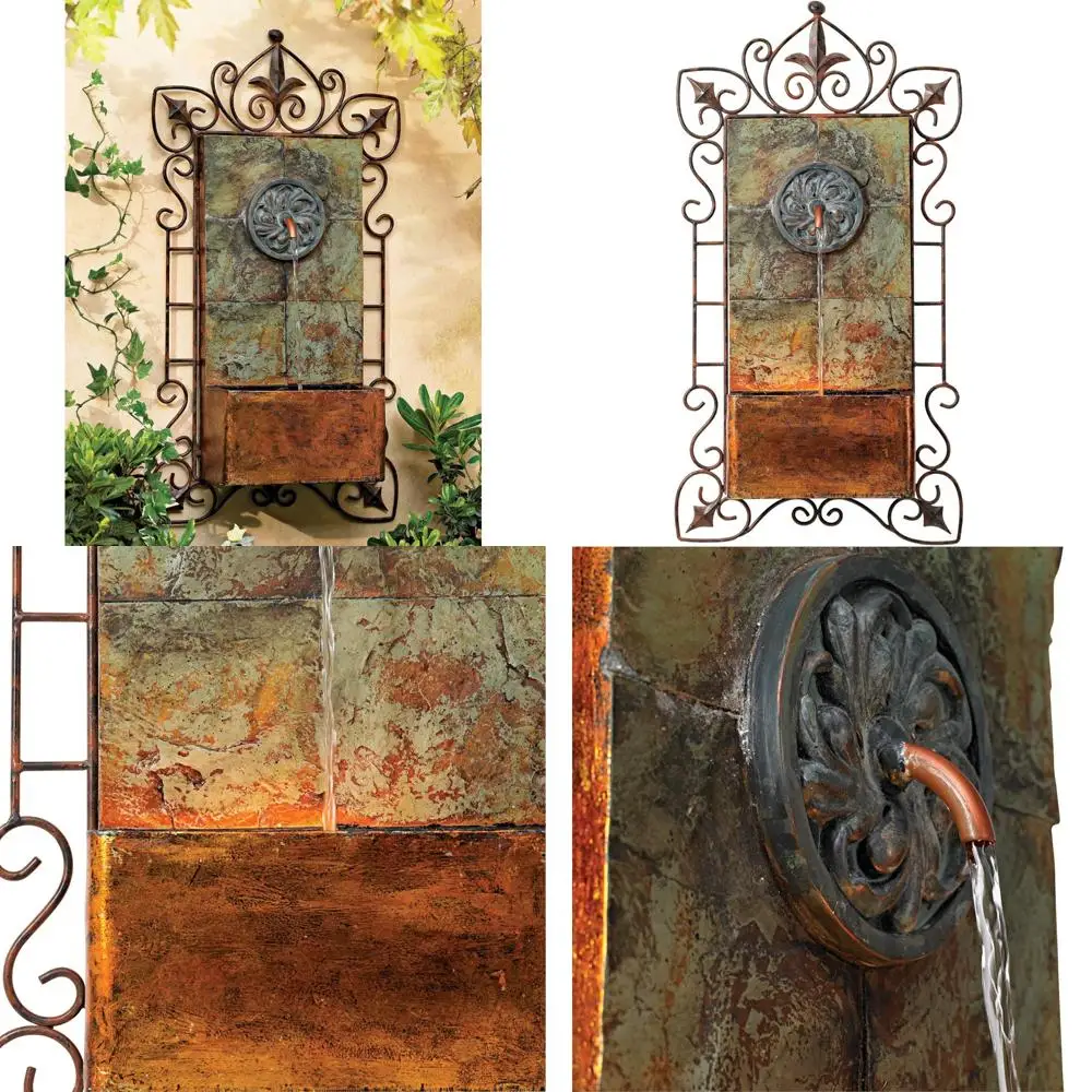 large rustic stone wall fountain with led light, suitable for indoor and outdoor use
large rustic stone wall fountain with led light, suitable for indoor and outdoor use