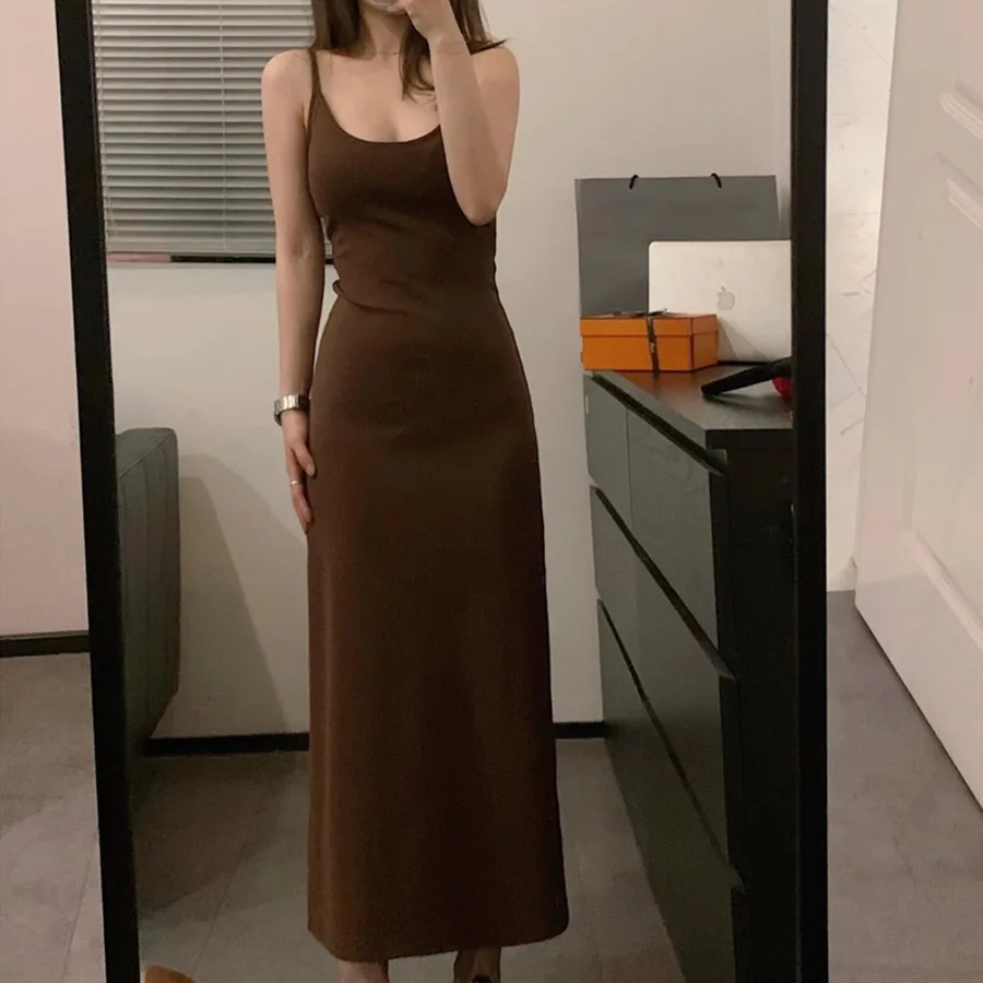 Sling Dress Women Long Dresses Knitted Vestidos Y2k Streetwear U Neck Sleeveless Elegant Splice Party Slim Bodycon High Waist
Sling Dress Women Long Dresses Knitted Vestidos Y2k Streetwear U Neck Sleeveless Elegant Splice Party Slim Bodycon High Waist