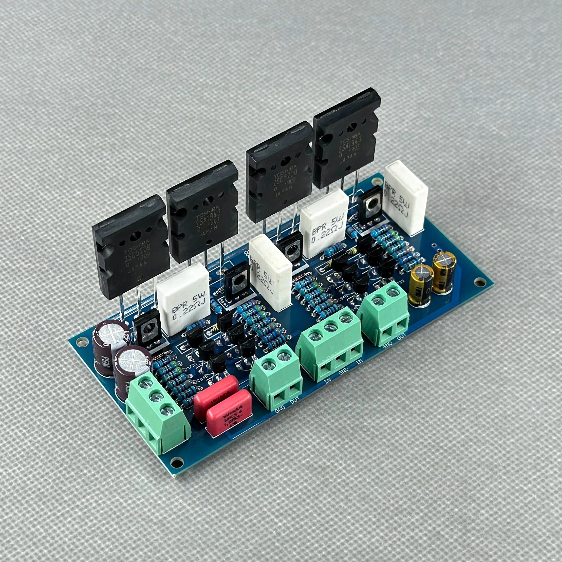 GHXAMP 150W+150W Full Complementary Stereo Power Amplifier Speaker Board – Assembled (2SC5200 & 2SA1943) 1PC
GHXAMP 150W+150W Full Complementary Stereo Power Amplifier Speaker Board – Assembled (2SC5200 & 2SA1943) 1PC