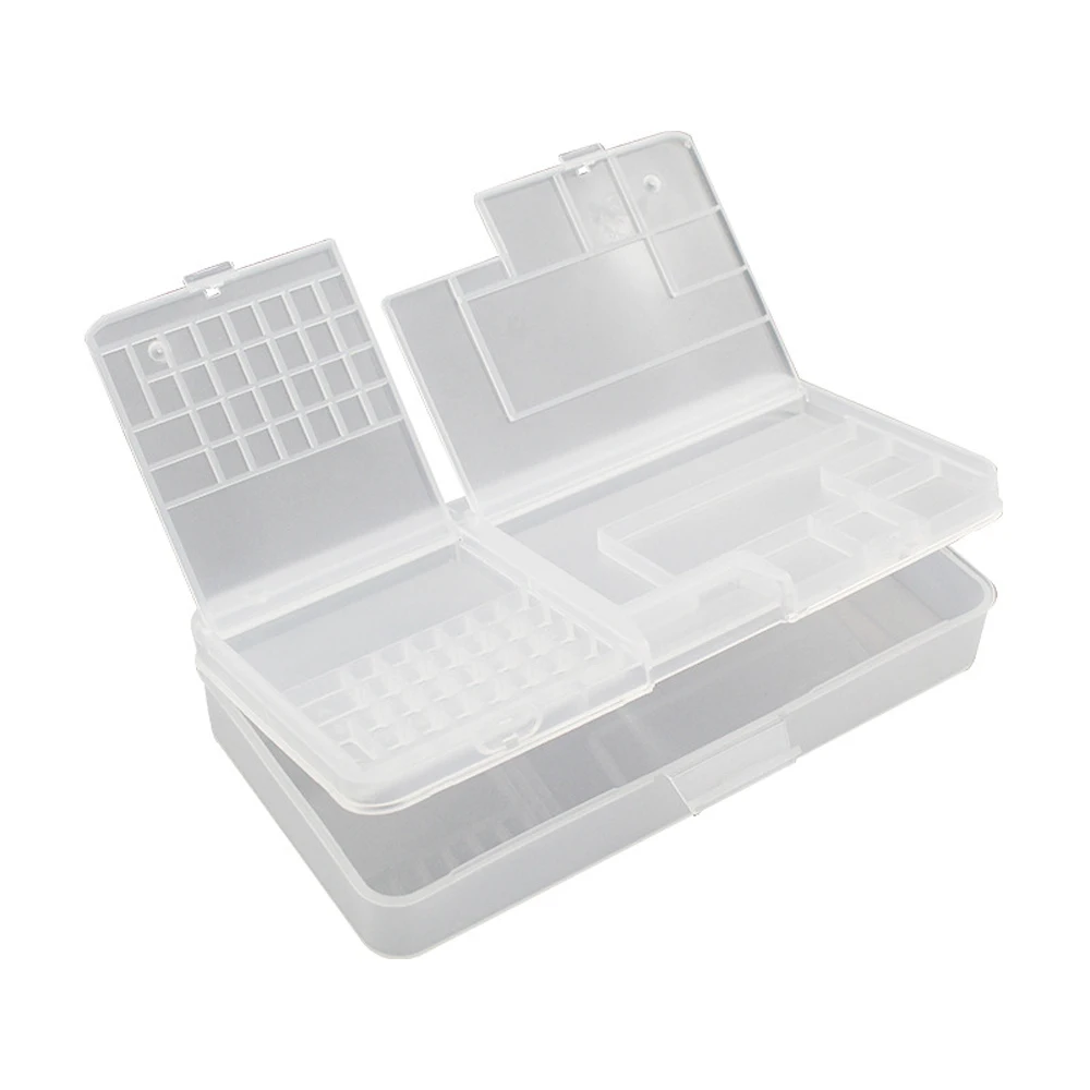 100pcs High Quality Storage Box Double Layer Game Controller Maintenance Tool Storage Box Chip Deposit Protective Box
100pcs High Quality Storage Box Double Layer Game Controller Maintenance Tool Storage Box Chip Deposit Protective Box