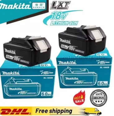 100% Original Makita battery.18V 6.0Ah rechargeable battery, replacing Makita BL1830B L1840B L1850B L1860B,power tool battery
100% Original Makita battery.18V 6.0Ah rechargeable battery, replacing Makita BL1830B L1840B L1850B L1860B,power tool battery