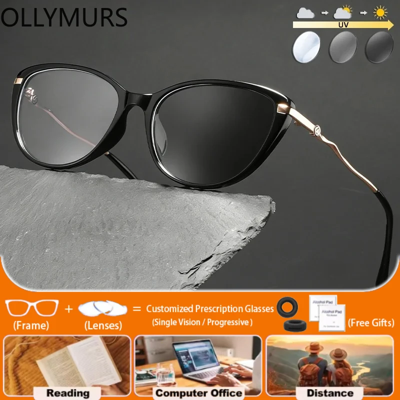 Очки Ollymurs (M) с новым дизайном, женские, в форме кошачьего глаза, мультифокальные, фотохромные, для чтения, с диоптриями, для узкого лица, с защитой от синего света
Очки Ollymurs (M) с новым дизайном, женские, в форме кошачьего глаза, мультифокальные, фотохромные, для чтения, с диоптриями, для узкого лица, с защитой от синего света