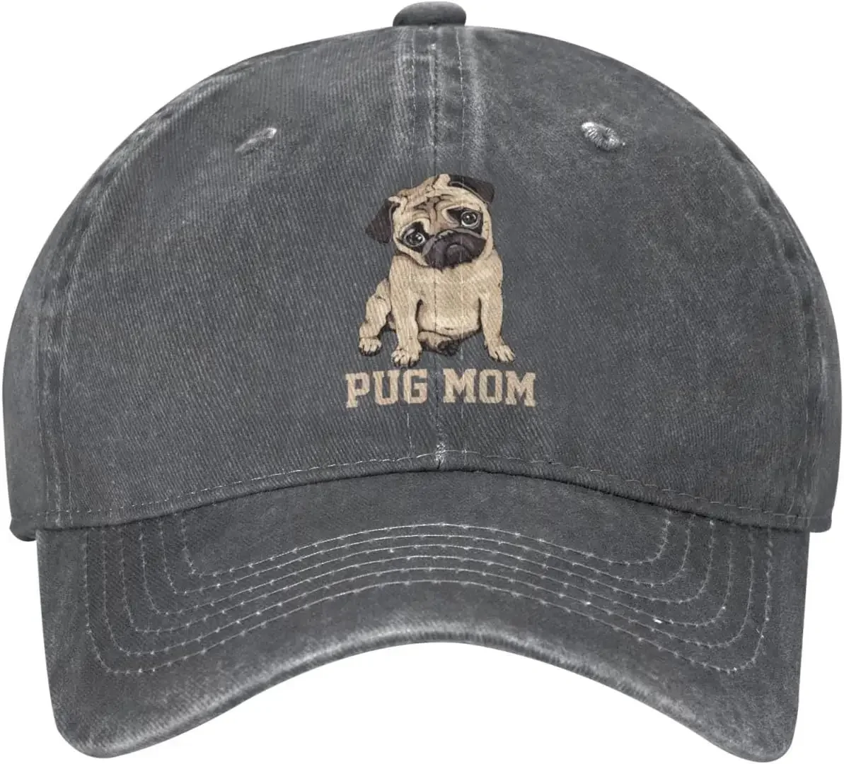 Vintage Washed Distressed Adjustable Pug Mom Dog Womens Denim Baseball Cap Mom Trucker Hat Cap for Women Unisex
Vintage Washed Distressed Adjustable Pug Mom Dog Womens Denim Baseball Cap Mom Trucker Hat Cap for Women Unisex