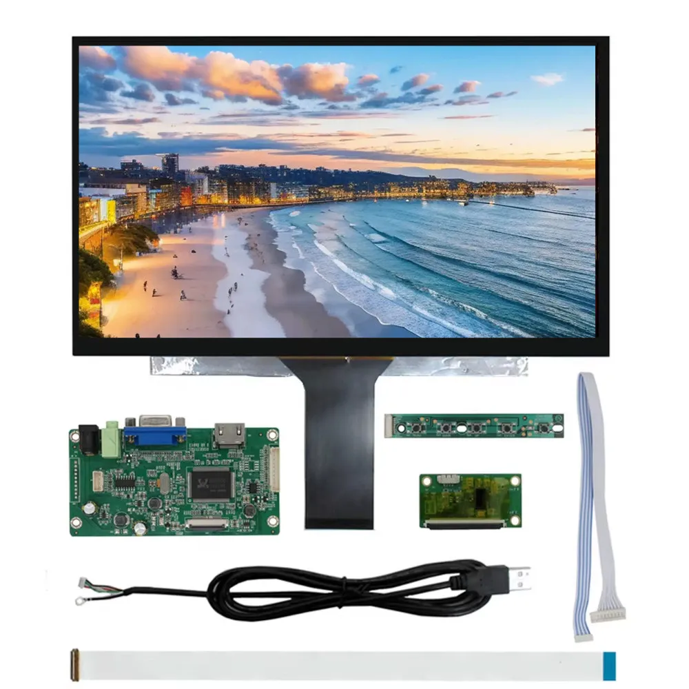 11.6 inch 1366*768 LCD Display Screen VGA/HDMI-Compatible Driver Control Board Digitizer Touchscreen DIY PC auxiliary Monitor
11.6 inch 1366*768 LCD Display Screen VGA/HDMI-Compatible Driver Control Board Digitizer Touchscreen DIY PC auxiliary Monitor