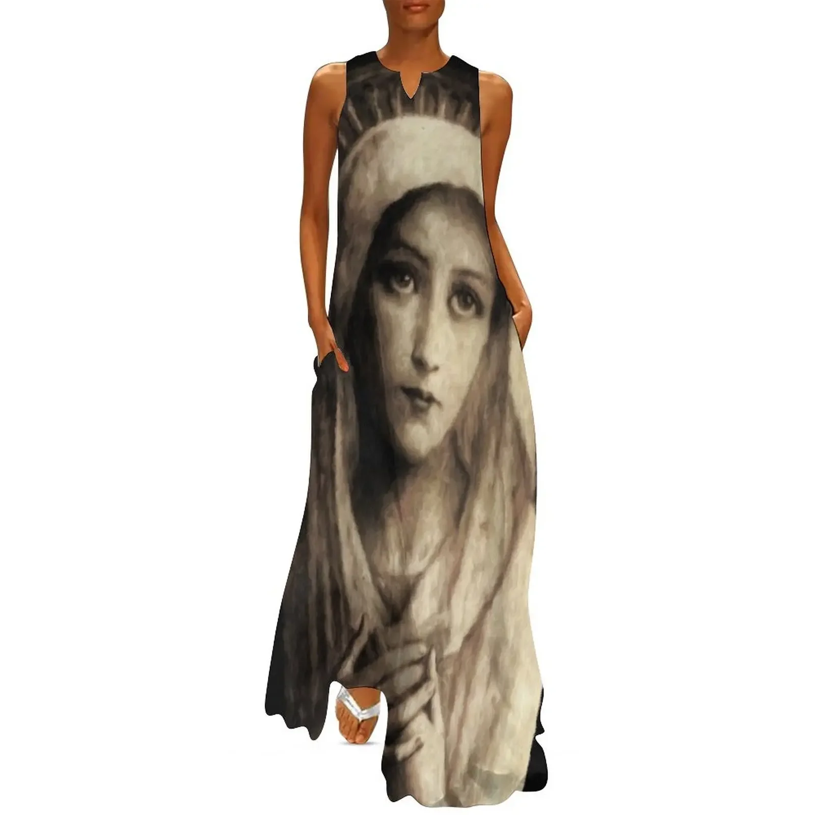 Vintage Virgin Mary Painting Long Dress Women's dress elegant dresses plus sizes Dress
Vintage Virgin Mary Painting Long Dress Women's dress elegant dresses plus sizes Dress