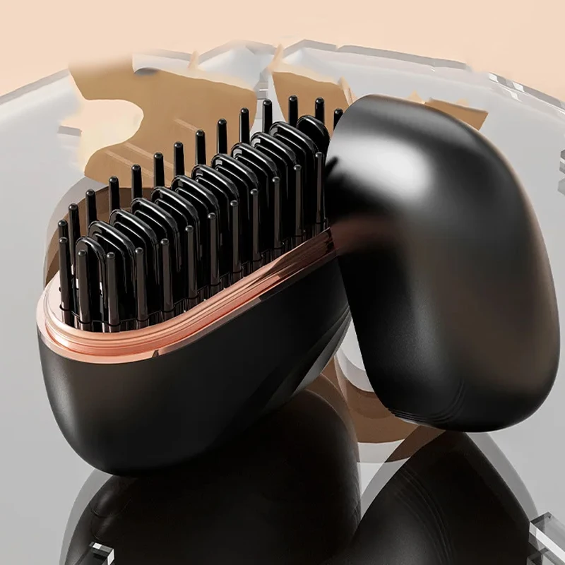 Mini Cordless Hair Straightener Comb USB Rechargeable Anti-Scald Heat Brush Portable Hairdressing Tool for Travel Daily Use
Mini Cordless Hair Straightener Comb USB Rechargeable Anti-Scald Heat Brush Portable Hairdressing Tool for Travel Daily Use