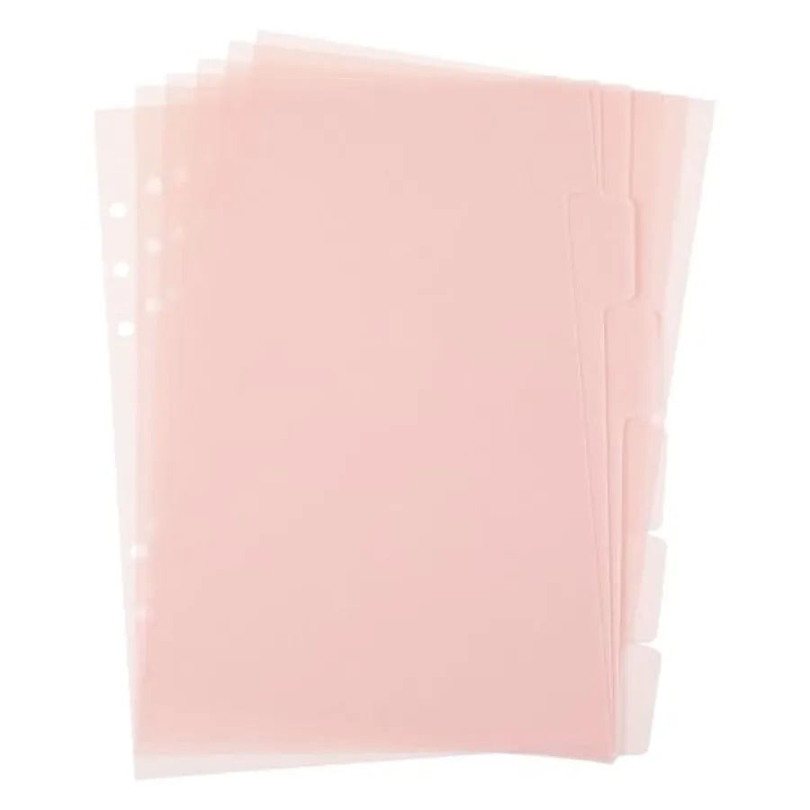 6 Pcs A5 Binder Dividers, 6 Holes Clear Binder Divider Index with Tabs Insertable Plastic Index Divider Sheets for Binders Note
6 Pcs A5 Binder Dividers, 6 Holes Clear Binder Divider Index with Tabs Insertable Plastic Index Divider Sheets for Binders Note