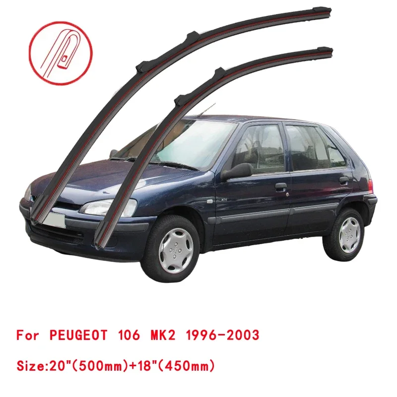 For PEUGEOT 106 I II 1991-2003 Car Windshield Wiper Blade Front Windscreen Washer Accessories Window Cleaning Replacement Parts
For PEUGEOT 106 I II 1991-2003 Car Windshield Wiper Blade Front Windscreen Washer Accessories Window Cleaning Replacement Parts