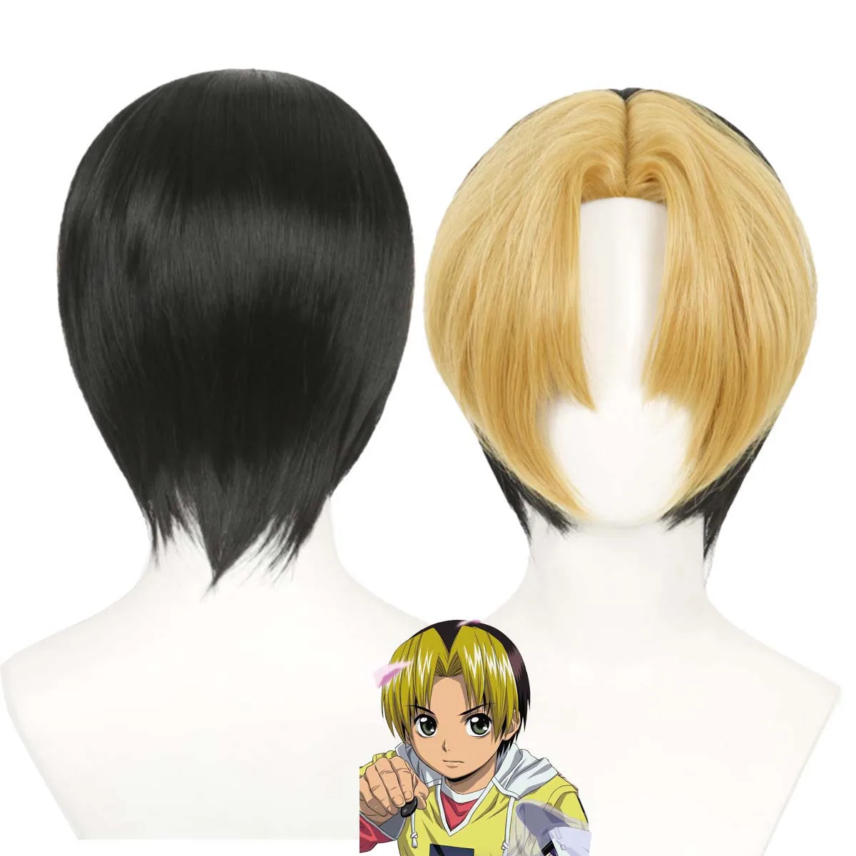 Men Anime Shindo Hikaru Cosplay Short Blonde Black Layered Wig
Men Anime Shindo Hikaru Cosplay Short Blonde Black Layered Wig