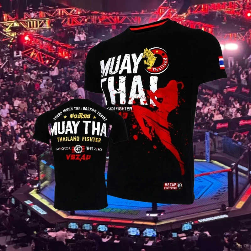 2025 New Muay Thai T Shirt Running Fitness Sports T-shirt for Men Outdoor Boxing Wrestling Tracksuits Summer Women's Clothing
2025 New Muay Thai T Shirt Running Fitness Sports T-shirt for Men Outdoor Boxing Wrestling Tracksuits Summer Women's Clothing