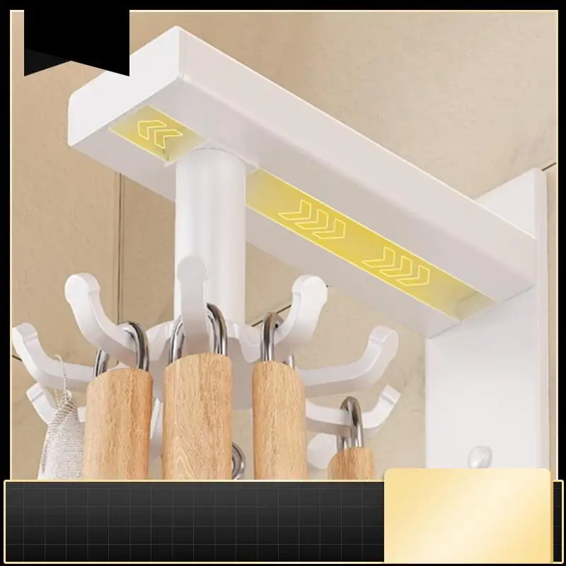 Kitchen Utensils Holder Practical Rotary Tool Hook Holder Wall Mounted Cooking Utensil Rack Rotatable Heavy Duty Hooks-N37R
Kitchen Utensils Holder Practical Rotary Tool Hook Holder Wall Mounted Cooking Utensil Rack Rotatable Heavy Duty Hooks-N37R
