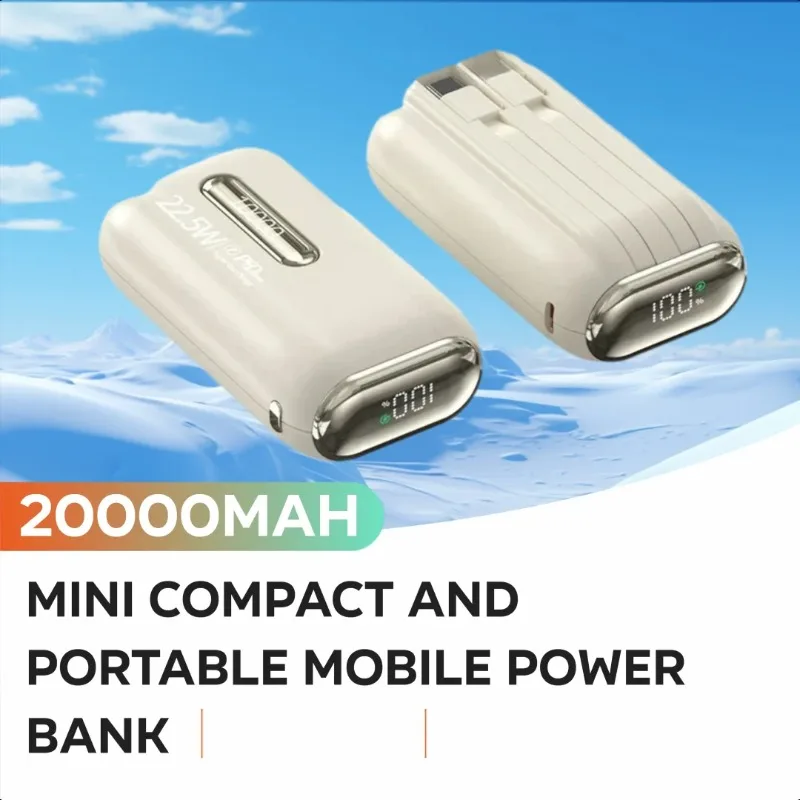 Fast Charging Power Bank with Cable Mini Compact and Portable 10000mAh Mobile Power Bank
Fast Charging Power Bank with Cable Mini Compact and Portable 10000mAh Mobile Power Bank