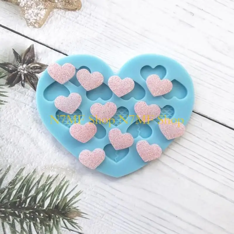 N7MF Valentine's Day Heart Silicone Mold Epoxy Resin Mold DIY Jewelry Pendant Tool Keychain Making Supplies Non-stick
N7MF Valentine's Day Heart Silicone Mold Epoxy Resin Mold DIY Jewelry Pendant Tool Keychain Making Supplies Non-stick