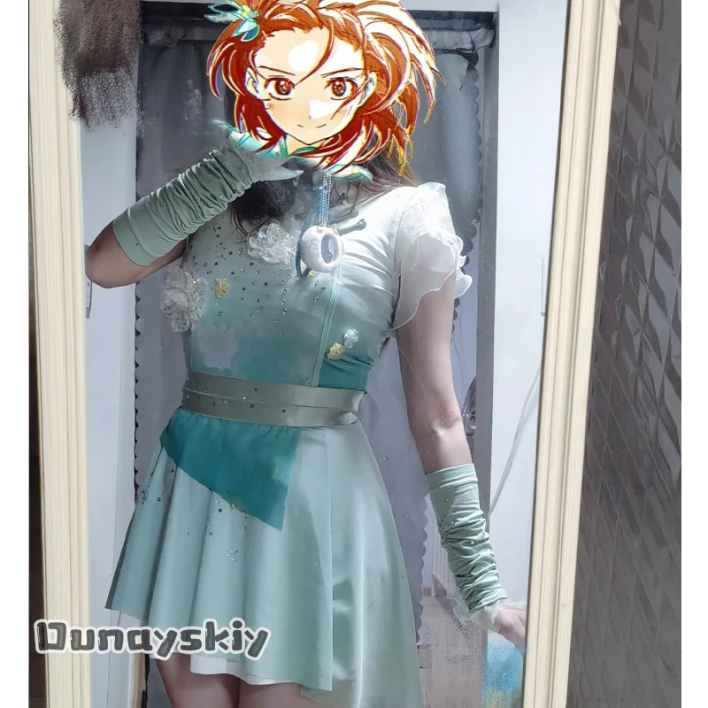 Cosmic+Cosplay Anime Medalist Yuitsuka Inori Kung Fu Narcissus Costume Green Cheongsam Style Dress Full Set Outfit Halloween
Cosmic+Cosplay Anime Medalist Yuitsuka Inori Kung Fu Narcissus Costume Green Cheongsam Style Dress Full Set Outfit Halloween