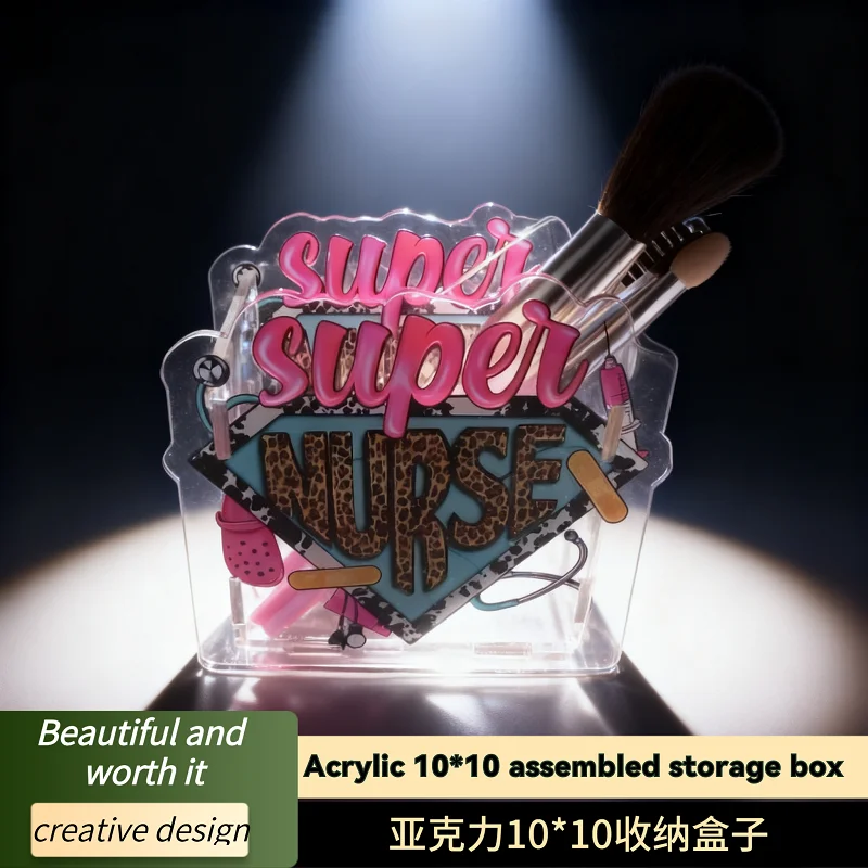 Acrylic 10*10CM Halloween Devil Series Trendy Elements Creative Pen Box Makeup Brush Storage Box Stationery INS Fashion Gift
Acrylic 10*10CM Halloween Devil Series Trendy Elements Creative Pen Box Makeup Brush Storage Box Stationery INS Fashion Gift