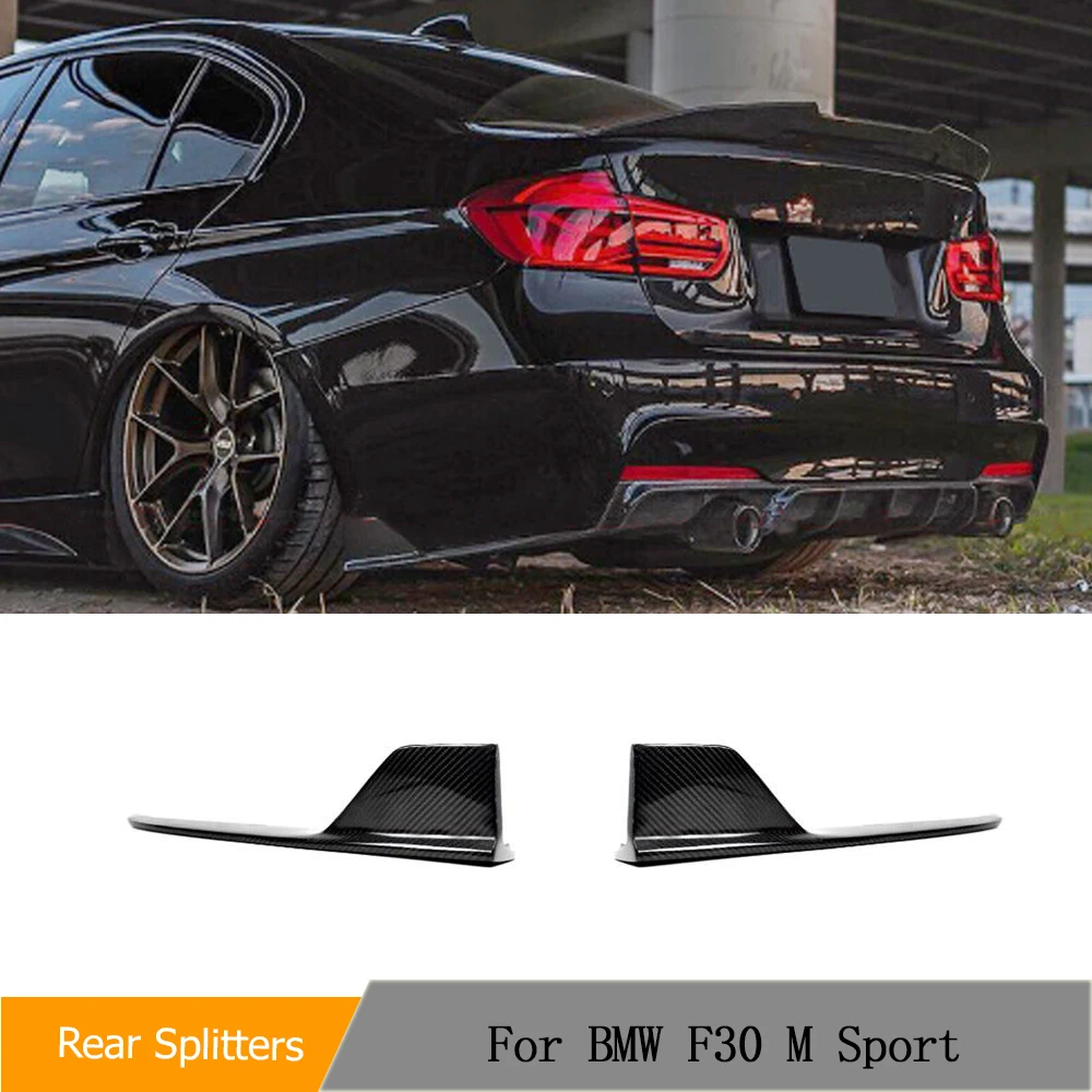 Car Rear Canards for BMW 3 Series F30 M Sport 2012-2018 Carbon Fiber Car Spoiler Rear Splitters Bumper Flaps Bumper Aprons
Car Rear Canards for BMW 3 Series F30 M Sport 2012-2018 Carbon Fiber Car Spoiler Rear Splitters Bumper Flaps Bumper Aprons