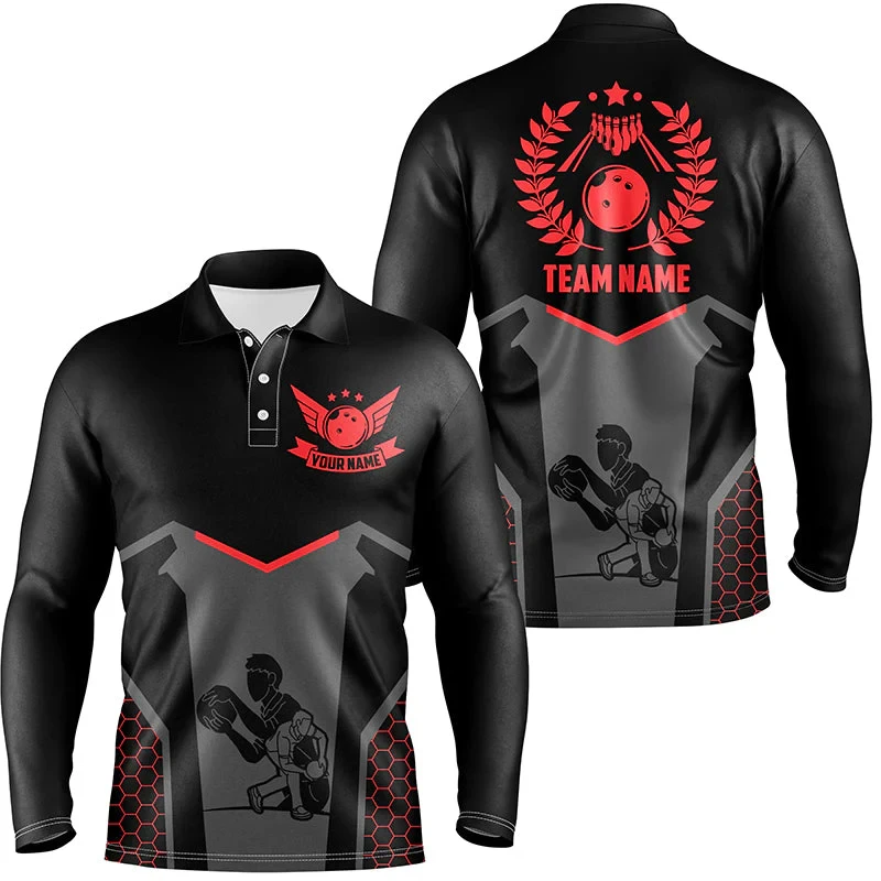 New Bowling 3D Printed Men's Long Sleeve Polo Shirt Personalization Custom Name Team Name Team Uniforms Fashion Loose Sports Top
New Bowling 3D Printed Men's Long Sleeve Polo Shirt Personalization Custom Name Team Name Team Uniforms Fashion Loose Sports Top