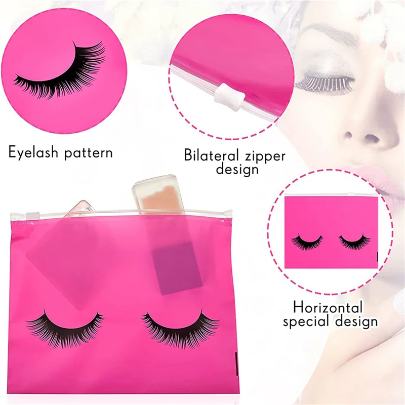 Hot Sale-150 Pieces Eyelash Aftercare Bags Plastic Makeup Bags Toiletry Makeup Pouch Cosmetic Travel With Zipper S
Hot Sale-150 Pieces Eyelash Aftercare Bags Plastic Makeup Bags Toiletry Makeup Pouch Cosmetic Travel With Zipper S