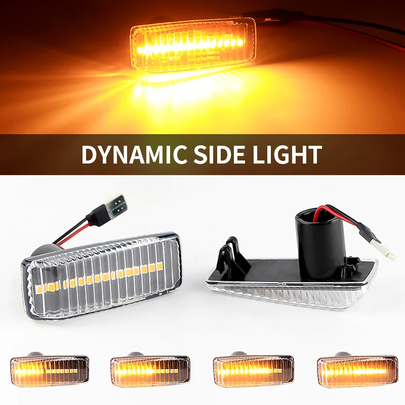 2PCS for Mercedes Benz C-CLASS W201/W202/E-CLASS W124/S-CLASS W140/SL-CLASS R129 LED Side Marker Light Auto Dynamic Turn Signal 
2PCS for Mercedes Benz C-CLASS W201/W202/E-CLASS W124/S-CLASS W140/SL-CLASS R129 LED Side Marker Light Auto Dynamic Turn Signal