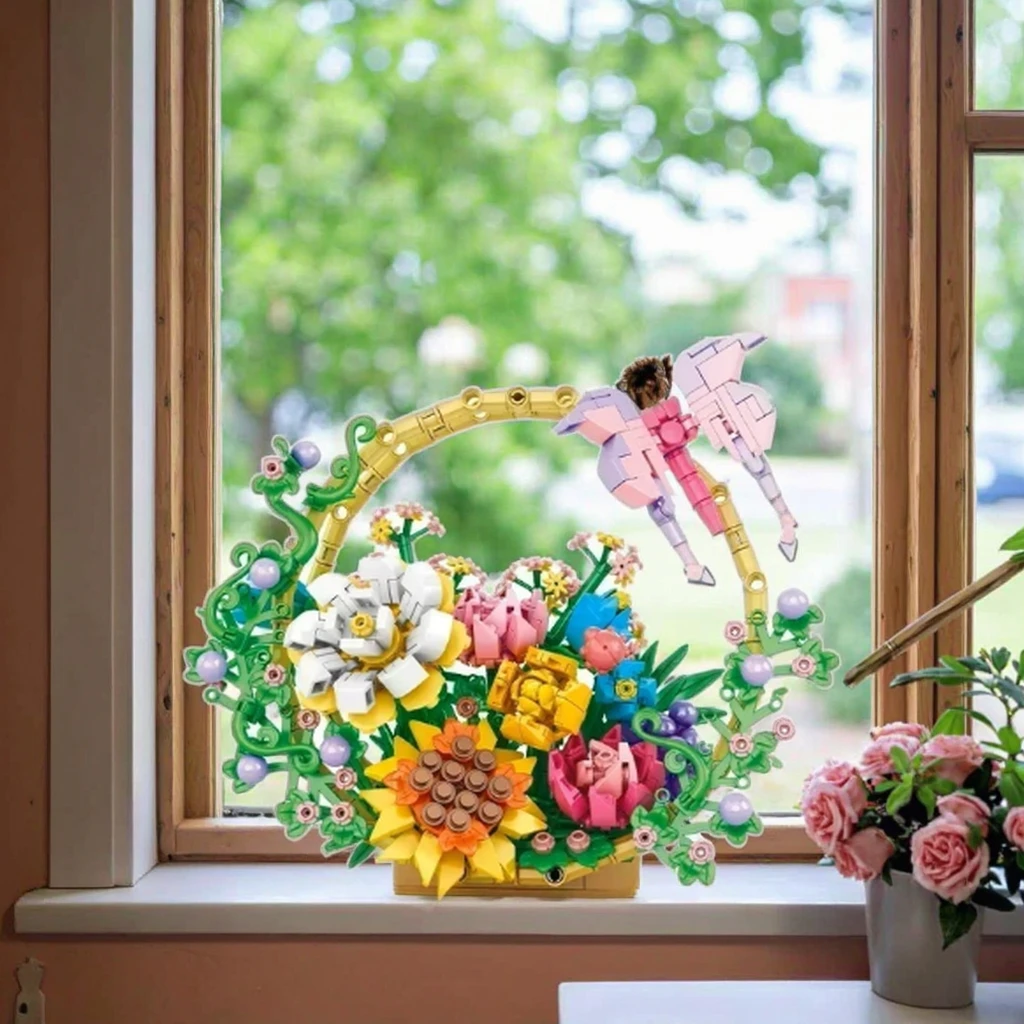 DIY Building Block Flowers - Creative Brick Flower Bouquet Kit, Unique Home Decoration, Perfect Gift for Kids & Adults
DIY Building Block Flowers - Creative Brick Flower Bouquet Kit, Unique Home Decoration, Perfect Gift for Kids & Adults