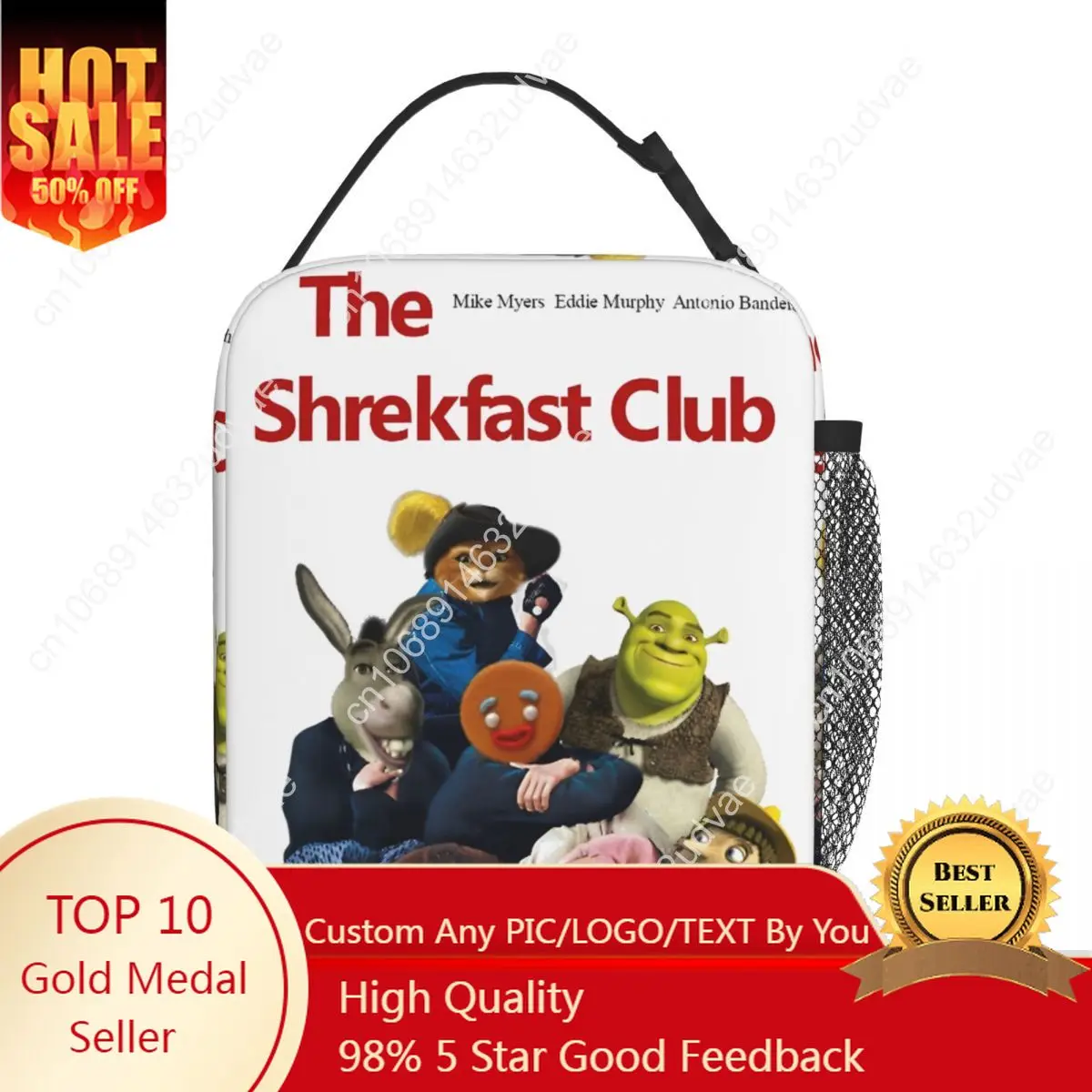 The S-Shrekfast Club Термоизолированные сумки для обеда для пикника Портативные контейнеры Термальные коробки для обеда Забавные
The S-Shrekfast Club Термоизолированные сумки для обеда для пикника Портативные контейнеры Термальные коробки для обеда Забавные