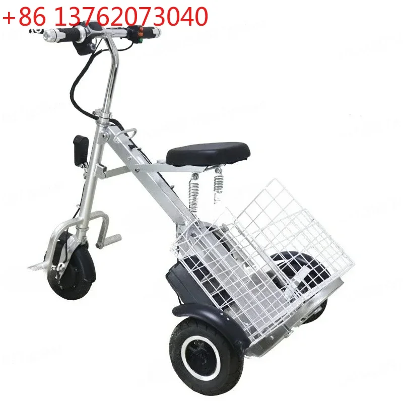 Folding Mini Electric Scooter with Seat for Old People 3 Wheel Electric Adult Tricycle Mobility Scooter for Travel with Basket
Folding Mini Electric Scooter with Seat for Old People 3 Wheel Electric Adult Tricycle Mobility Scooter for Travel with Basket