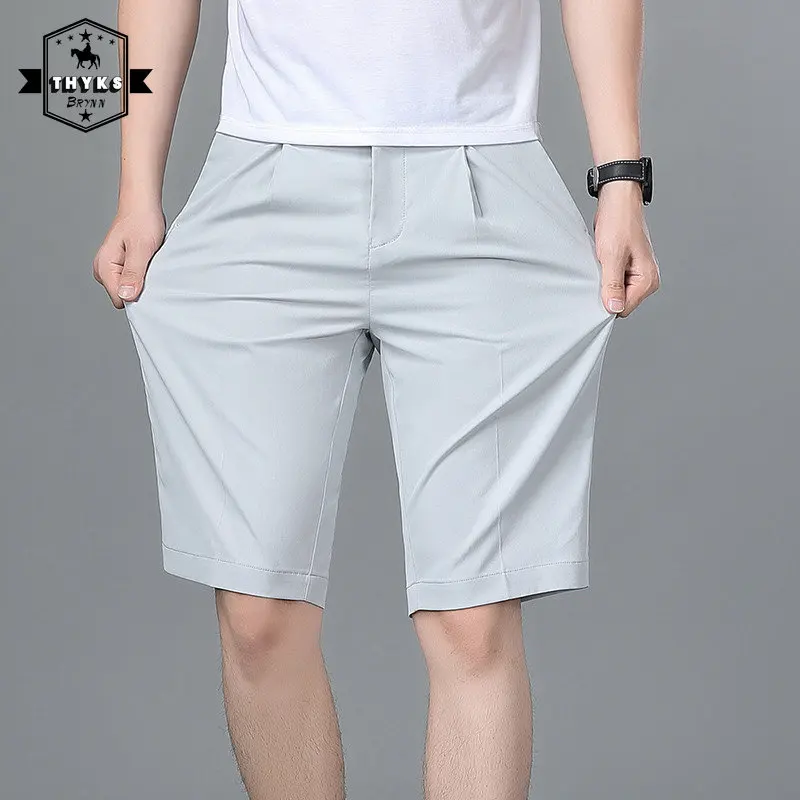 New Casual Stretch Straight Suit Shorts Mens Thin Classic Fashion Casual Office Pants Male Loose Solid Color Sport Shorts Summer
New Casual Stretch Straight Suit Shorts Mens Thin Classic Fashion Casual Office Pants Male Loose Solid Color Sport Shorts Summer