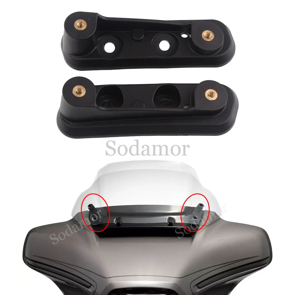 Motorcycle Windshield Mount ABS Plastic and Copper metal Bracket Support For Harley CVO Street Glide FLHXSE models 2023 2024
Motorcycle Windshield Mount ABS Plastic and Copper metal Bracket Support For Harley CVO Street Glide FLHXSE models 2023 2024