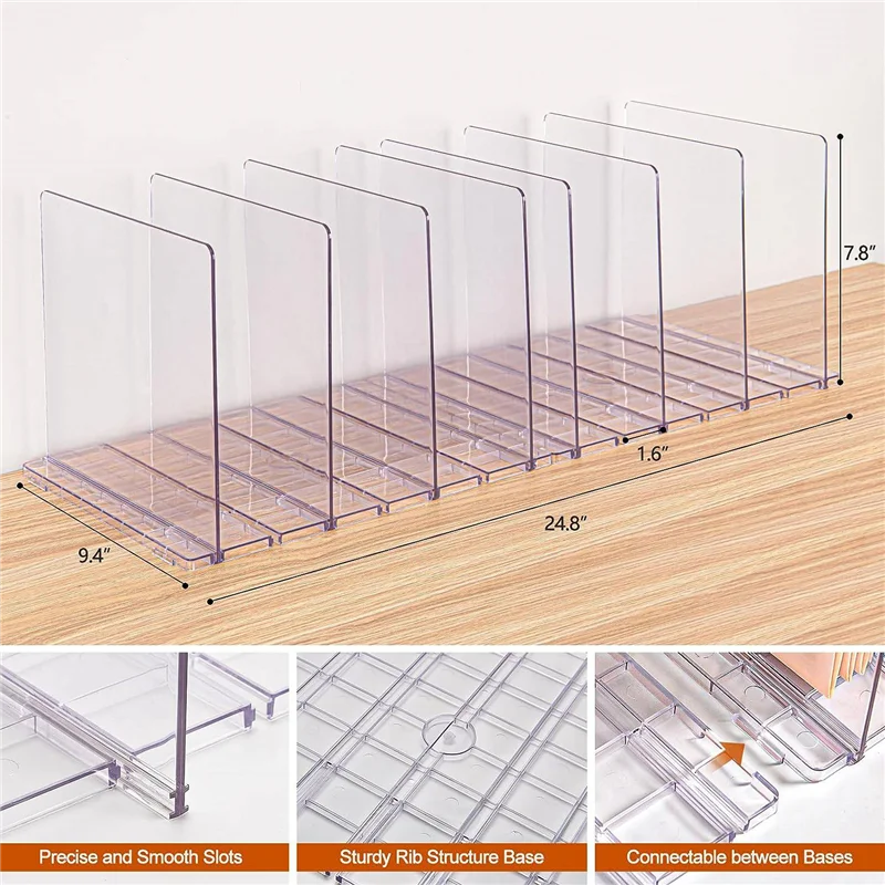 D9-Reusable Shopping Bag Organizer 2-Pack, Adjustable Extra Tall Shelf Dividers For Tote, Gift Bags, Handbag And Purse Transpare
D9-Reusable Shopping Bag Organizer 2-Pack, Adjustable Extra Tall Shelf Dividers For Tote, Gift Bags, Handbag And Purse Transpare