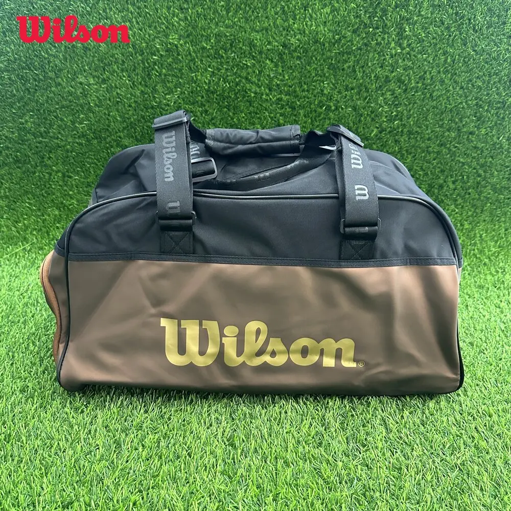 Wilson 2023 Super Tour Pro Staff V14 Brown Tennis Racquet Dufflel Bag Sport Match Team Tennis Bag for 3Pcs Racket WR8025801001
Wilson 2023 Super Tour Pro Staff V14 Brown Tennis Racquet Dufflel Bag Sport Match Team Tennis Bag for 3Pcs Racket WR8025801001