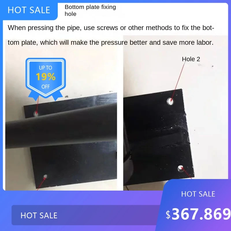 0729Hydraulic Pipe Crimping Machine 6 Teeth/8 Teeth Manual Hose Crimping Press Bender for Plastic Pipe Cutting Mac
0729Hydraulic Pipe Crimping Machine 6 Teeth/8 Teeth Manual Hose Crimping Press Bender for Plastic Pipe Cutting Mac