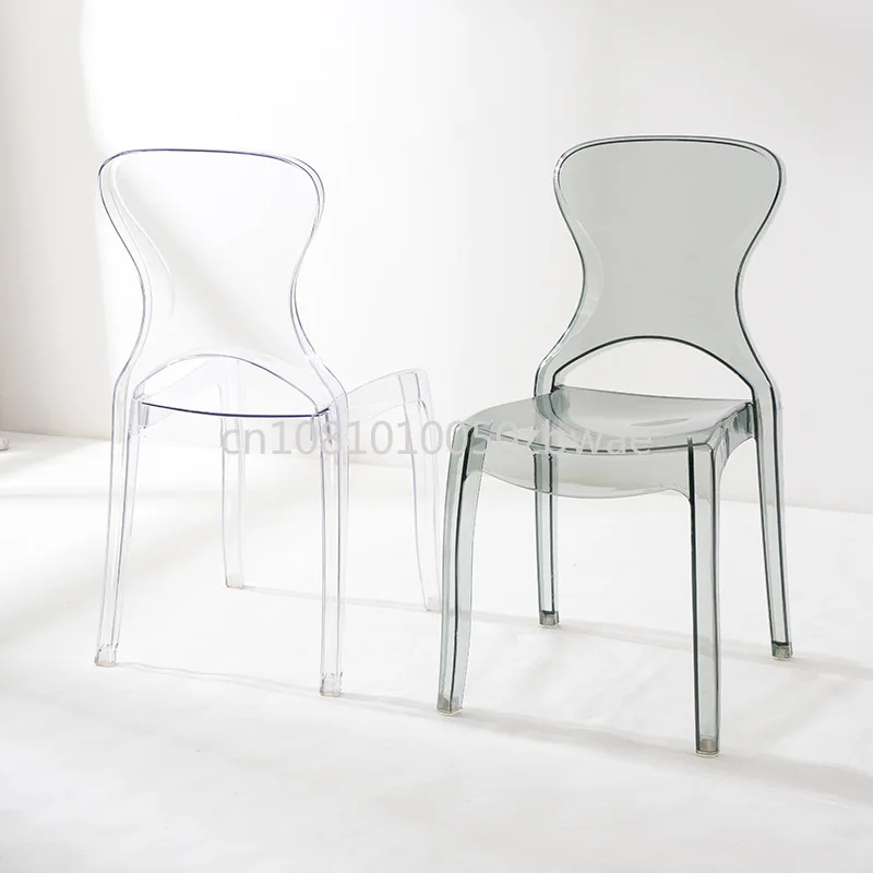 Nordic Acrylic Transparent Dining Chair Internet Famous Creative Plastic Backrest Chair Stackable Coffee Shop Armchair Chair
Nordic Acrylic Transparent Dining Chair Internet Famous Creative Plastic Backrest Chair Stackable Coffee Shop Armchair Chair