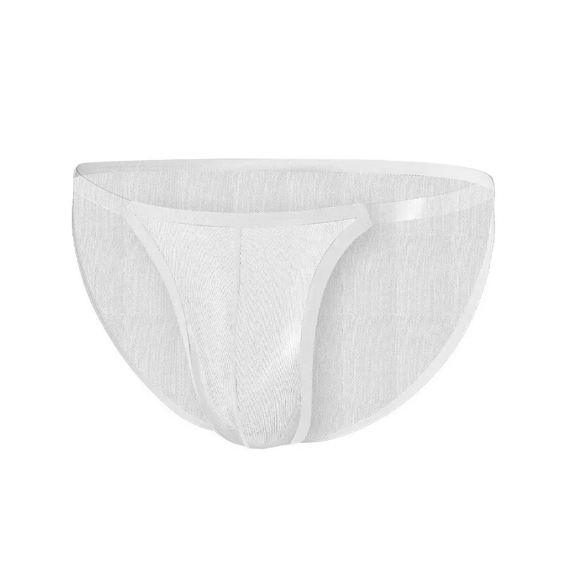 Men's Sheer Mesh Briefs Transparent Thin Ice Silk U Convex Low Waist Breathable Triangle Underwear
Men's Sheer Mesh Briefs Transparent Thin Ice Silk U Convex Low Waist Breathable Triangle Underwear