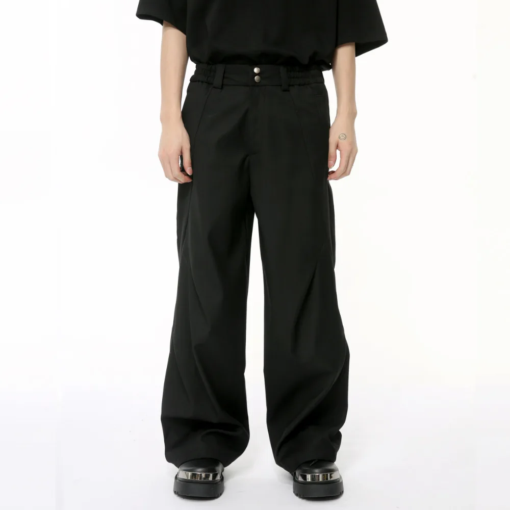 Niche Style Men's Suit Pants Oblique Fold Straight 2024 Summer Male Loose Trousers Wide Leg Casual Bottom New Tide
Niche Style Men's Suit Pants Oblique Fold Straight 2024 Summer Male Loose Trousers Wide Leg Casual Bottom New Tide