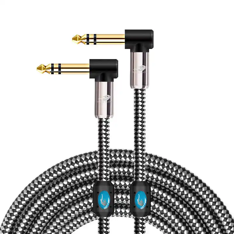 1/4Inch TRS Stereo 6.35mm Male Jack Audio Cable for Amplifier Mixer Instrument Guitar Shielded 6.5mm Balanced Interconnect Cords
1/4Inch TRS Stereo 6.35mm Male Jack Audio Cable for Amplifier Mixer Instrument Guitar Shielded 6.5mm Balanced Interconnect Cords